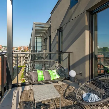 Romantyczny Apartament Nad Motlawa W Gdansku