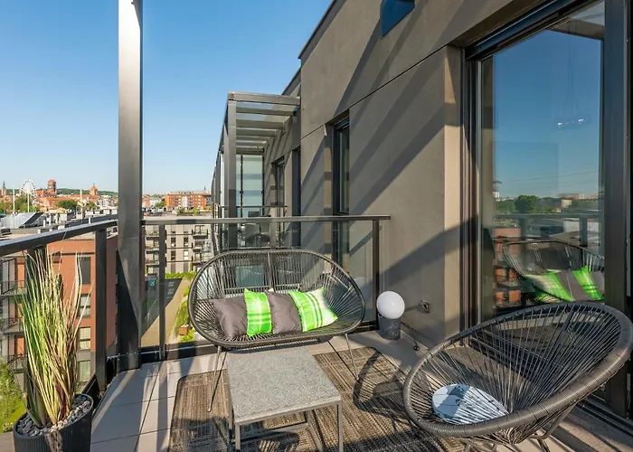 Romantyczny Apartament Nad Motlawa W Gdansku